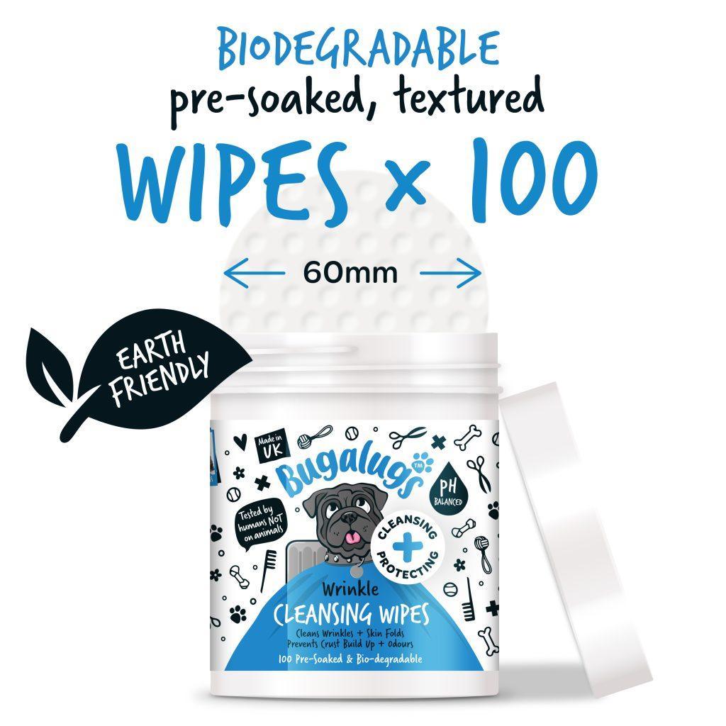 Bugalugs Wrinkle Wipe Pads - Case of 6