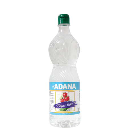 By Adana White Vinegar Plastic Bottle (Beyaz Sirke) 1000 ml