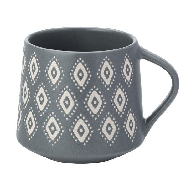 Artisan Aztec Mug - Matt Grey