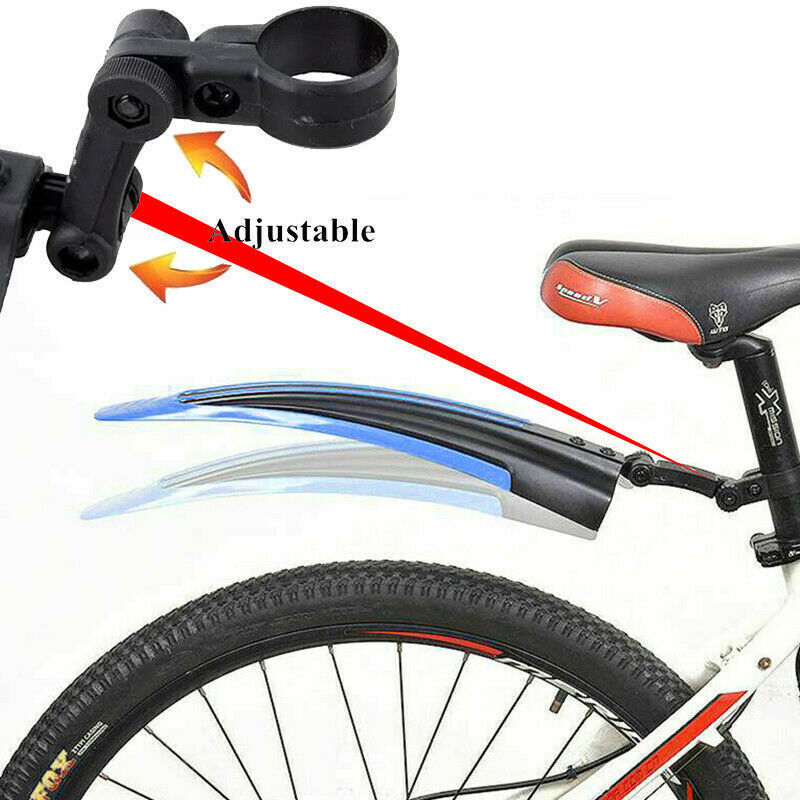 2x Bicycle Mud Guard Fenders Set Mountain Bike Mudguards Front Rear Set