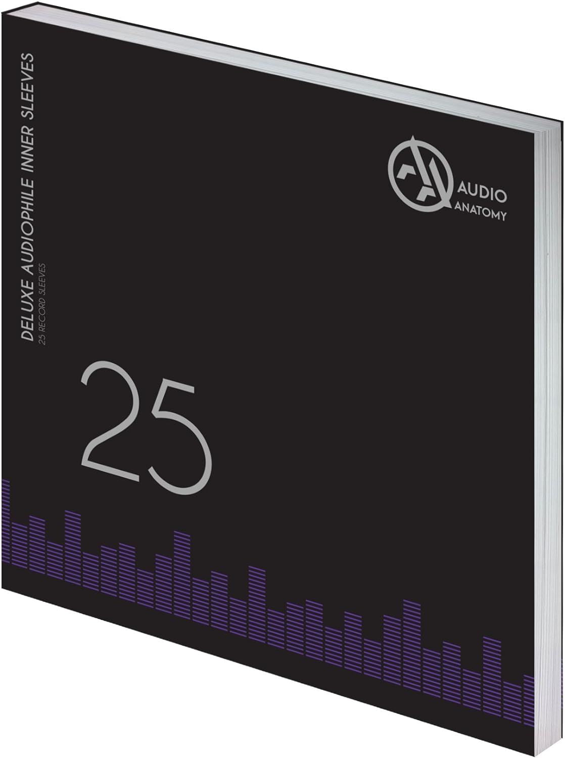 Audio Anatomy 25x White LP 12 Inch Inner Sleeves