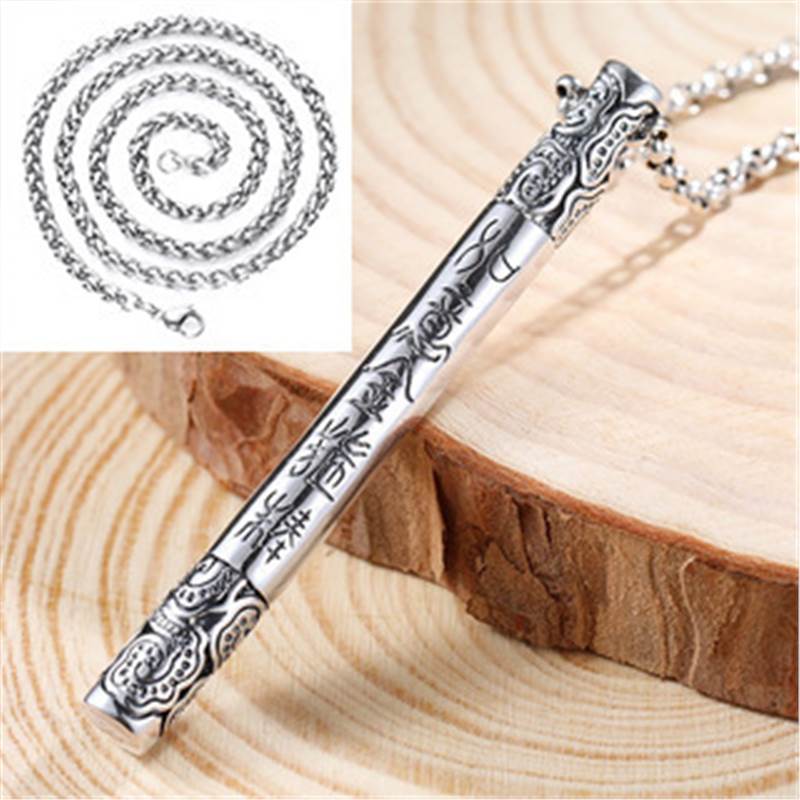 Sterling Silver Men's Pendant Necklace Trendy And Unique