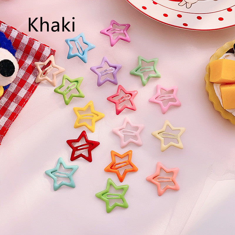 Candy Coloured Drip Stick Star Hair Clip