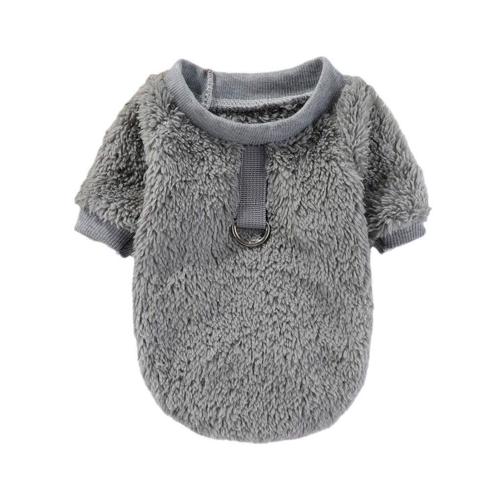 Pet Warm Thickened Double-sided Fleece Two-legged Clothes