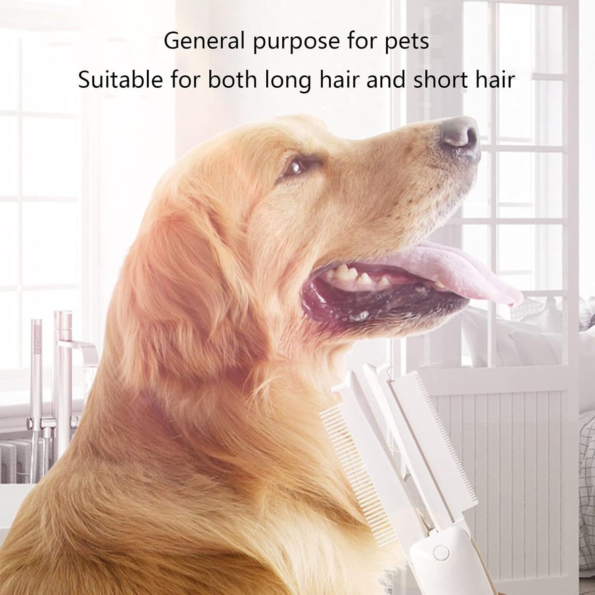 Dog Combs For Cat Comb With Rounded And Smooth Ends Teeth Professional Grooming Tool Lint Brush For Clothes