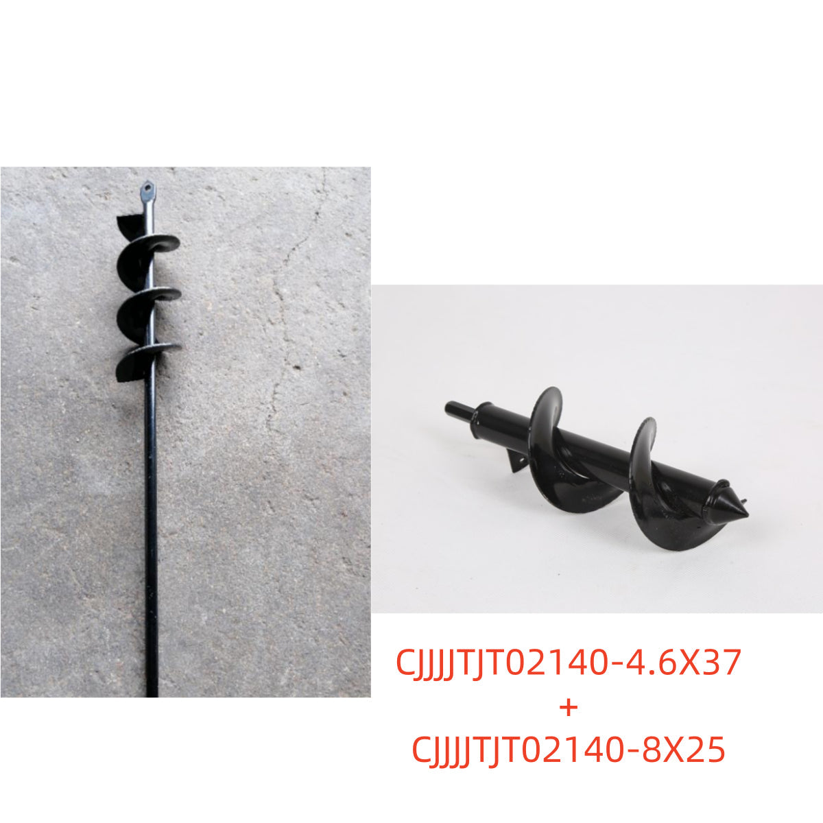 Charging Garden Screw Twist Pit Drill Bit