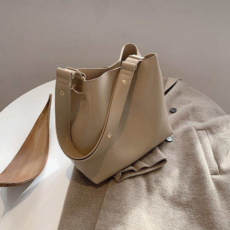 Fashion Ladies Messenger One-shoulder Armpit Bucket Bag
