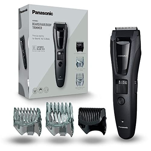 Panasonic ERGB62H Mains and Rechargeable Beard & Hair Trimmer - Black UK Plug