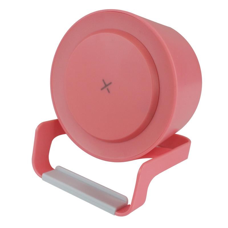 Akai Bluetooth Speaker & Wireless Charging Stand Coral