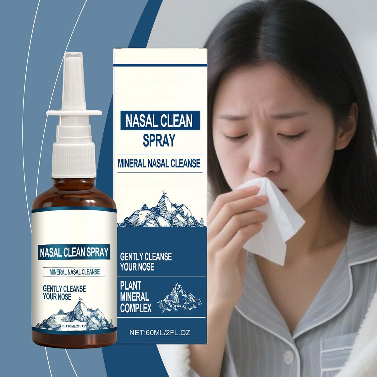 Pool Purifying Liquid Washing Machine Cleaning Tablets Wood Polishing Beeswax Spray Gentle Nasal Cleansing Spray 60ml