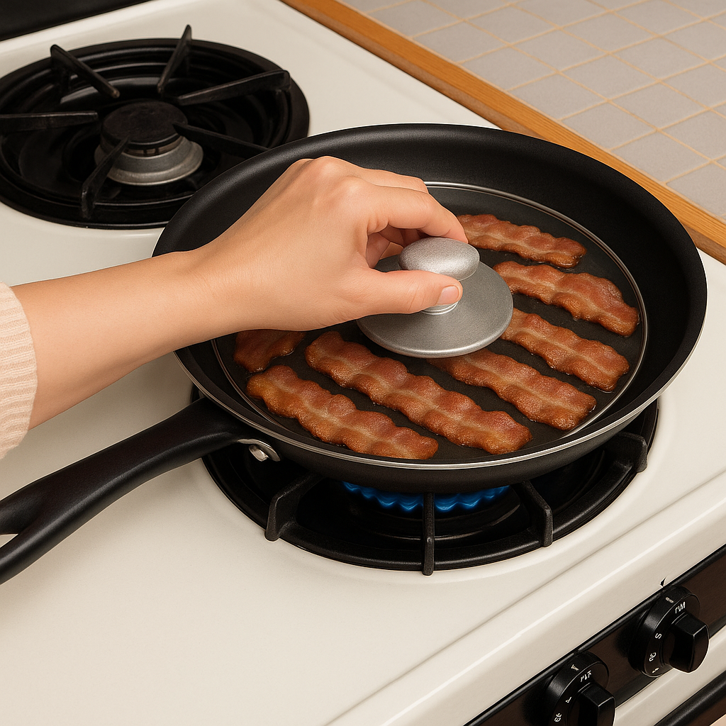 Bacon Press & Splatter Protection