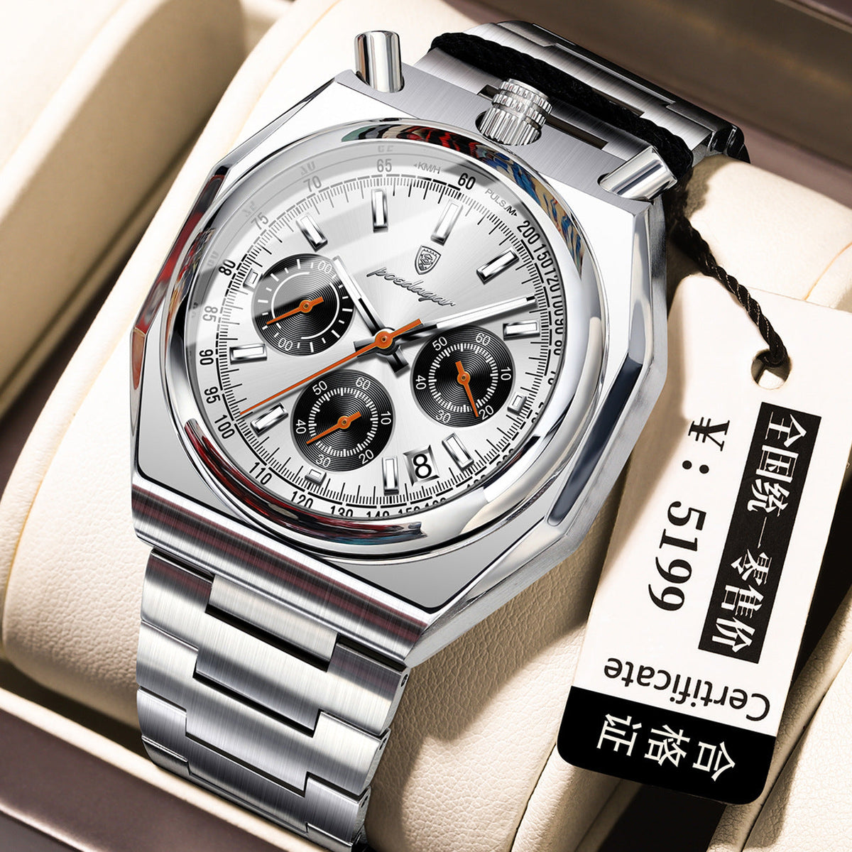 Retro-style Mens Mode Waterproof With Luminous Quartz Movement