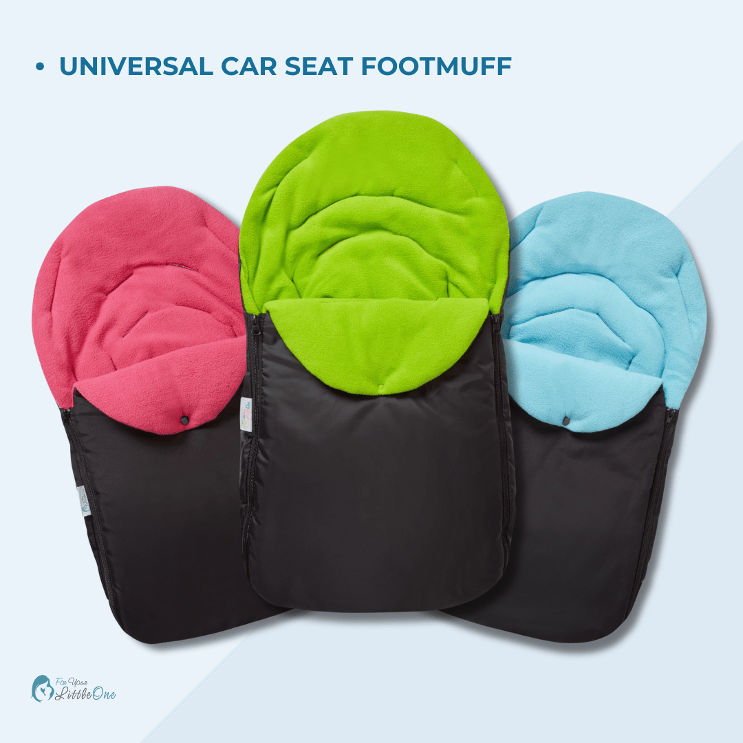 Saco cubrepiés universal para silla de auto - Apto para todos los arneses de 3 y 5 puntos