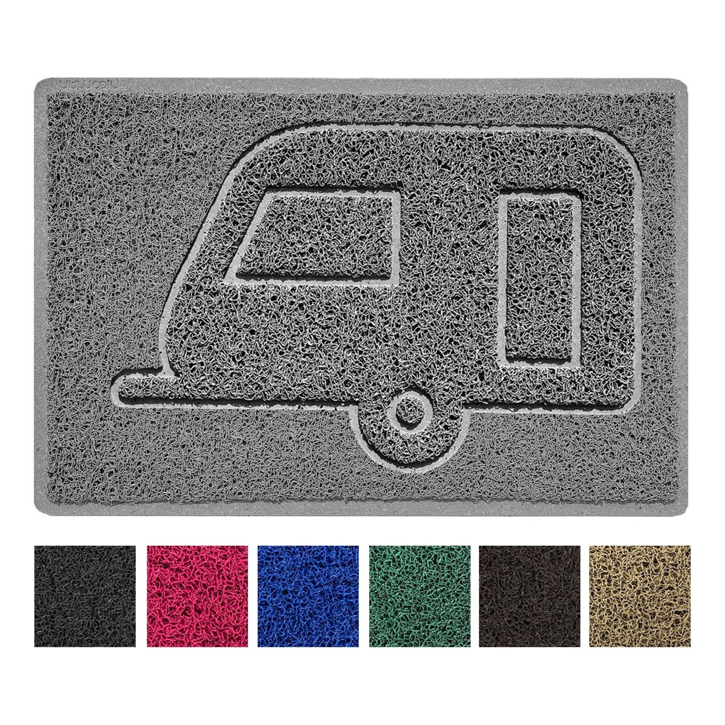 Nicoman Caravan Spaghetti Door Mat | Indoor & Outdoor | Non-Slip | Machine Washable