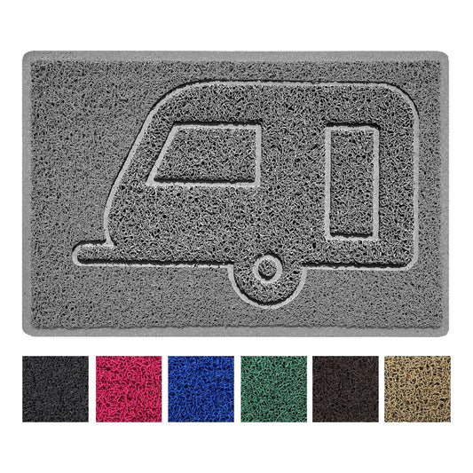 Nicoman Caravan Spaghetti Door Mat | Indoor & Outdoor | Non-Slip | Machine Washable