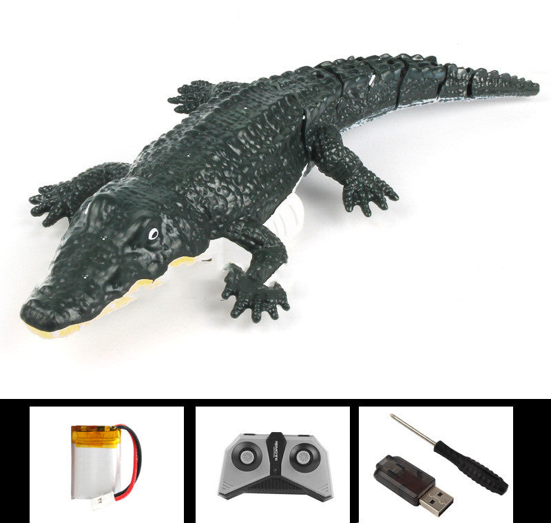 Remote Control Simulated Crocodile Electric Remote-control Ship High Speed