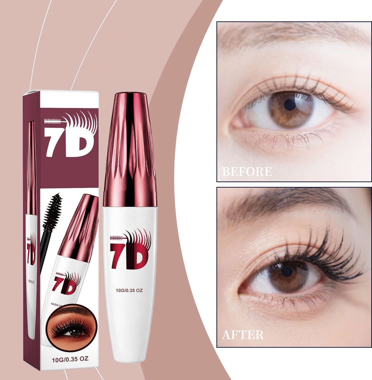 AMZ Volumizing And Curling Mascara Black