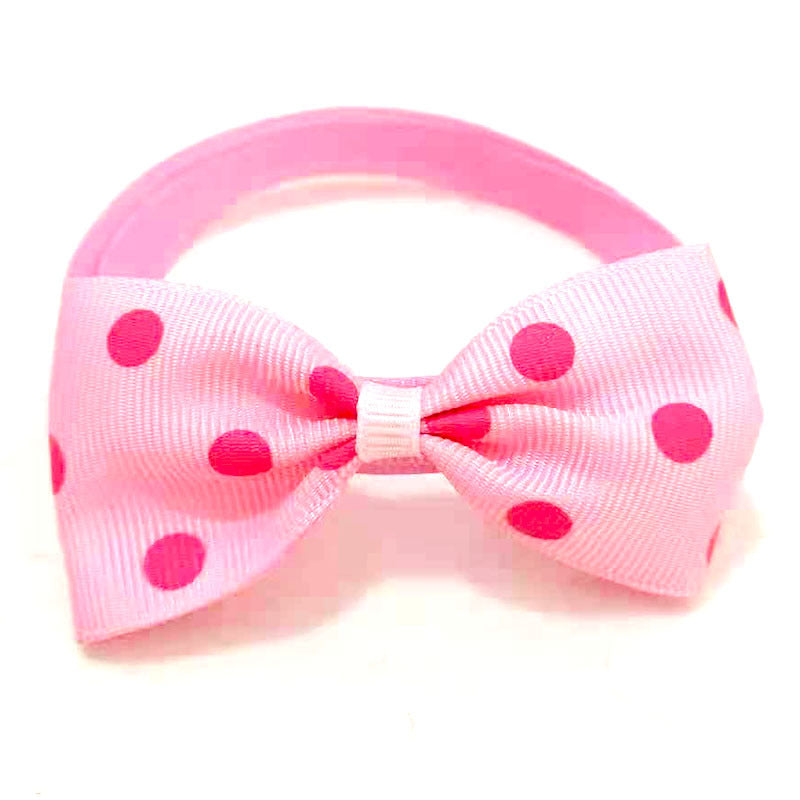 Pet Supplies Accessories Polka Dot Bow Tie