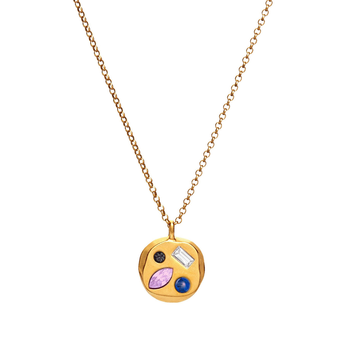 Colorful Zircon Mom Necklace December Birthday Stone Valentine's Day Gift Gifts For Moms Necklace
