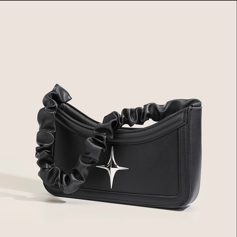 French Ins Style Pleated Underarm Bag