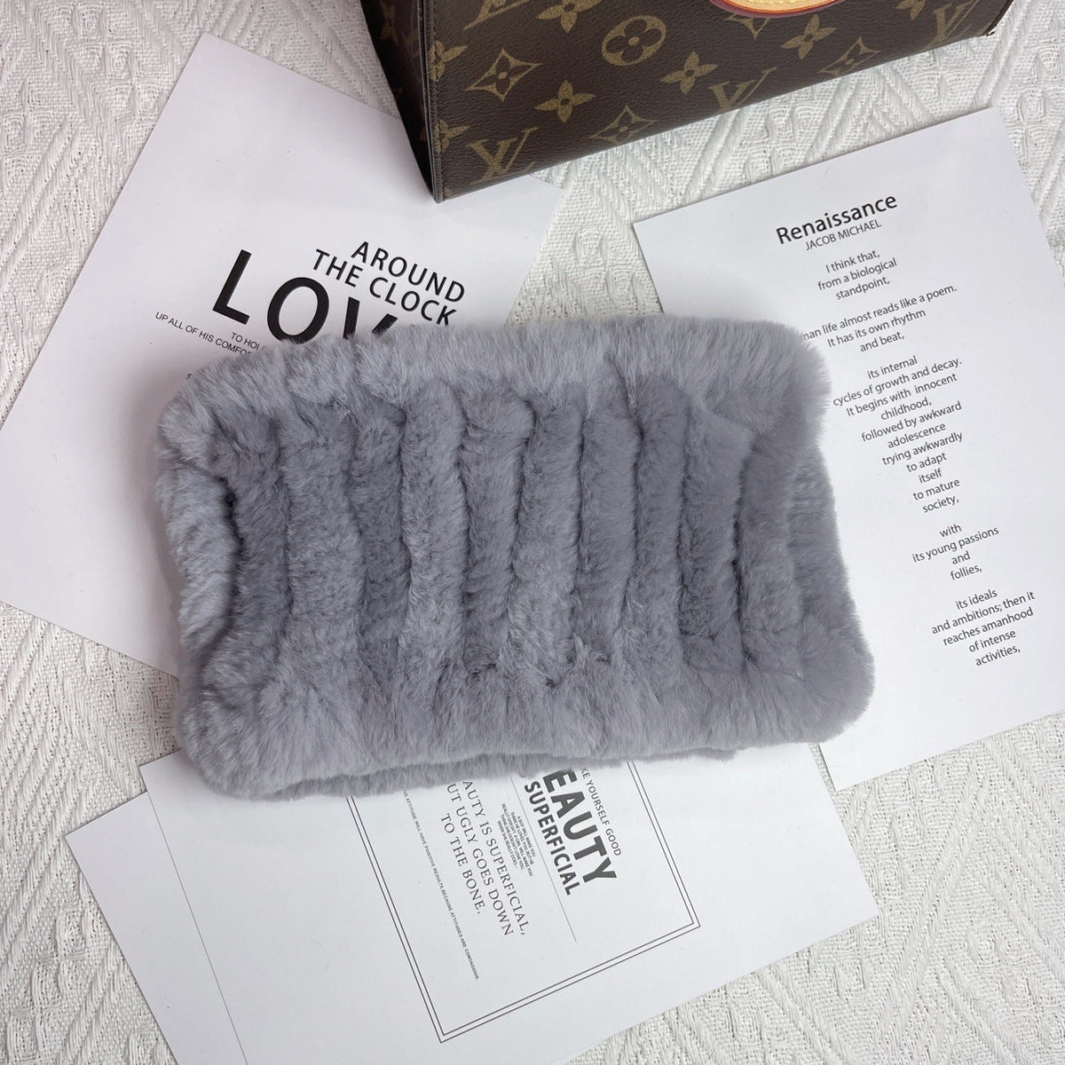 Women's Versatile Fur Snood Warm Scarf