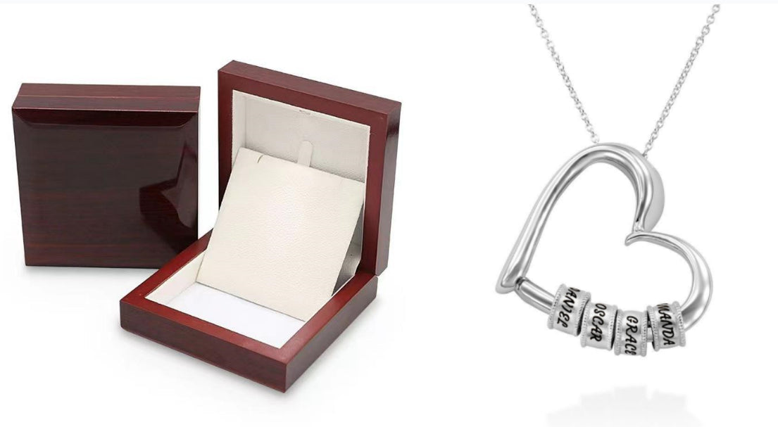 Personalized Heart Necklaces Women Jewelry Custom Name Necklaces & Pendants Mothers Day Gift