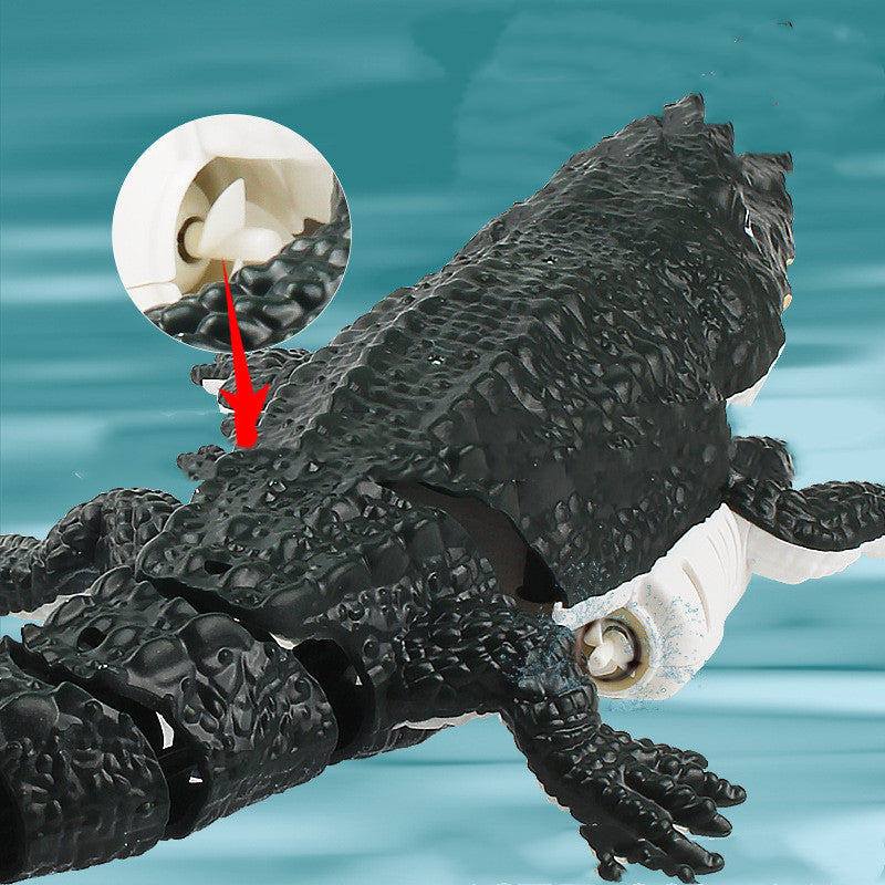 Remote Control Simulated Crocodile Electric Remote-control Ship High Speed