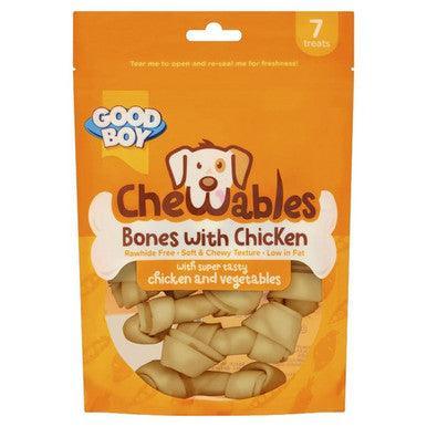 Chewables Chicken Mini Bones 7 Pack 112g - Case of 10