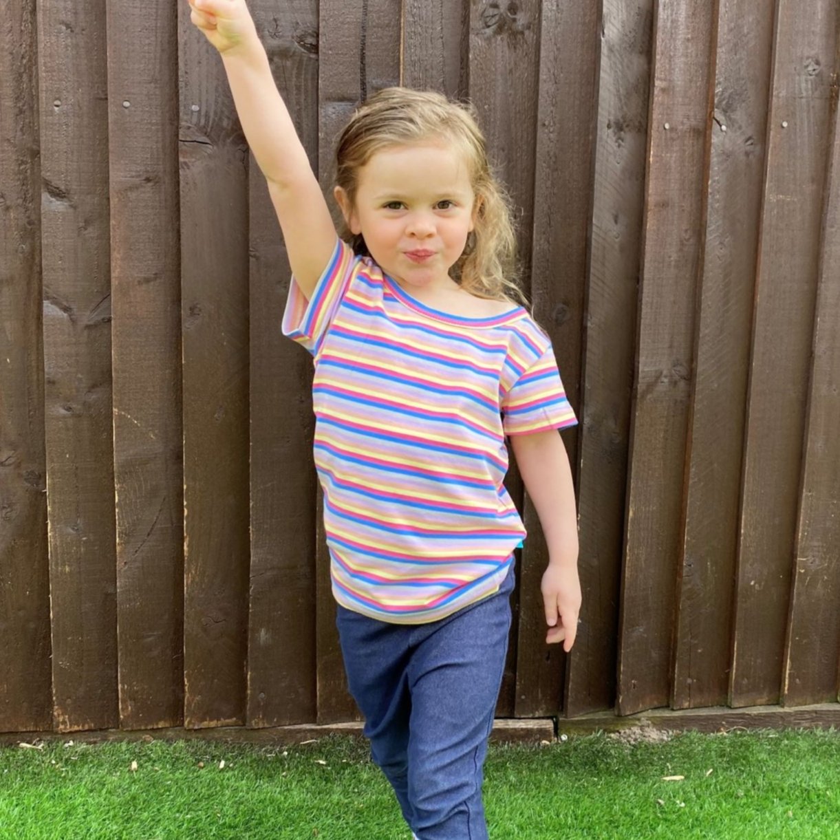 Chloe Rainbow Kids Top – Soft Cotton Unisex T-Shirt | Newborn to 6 Years