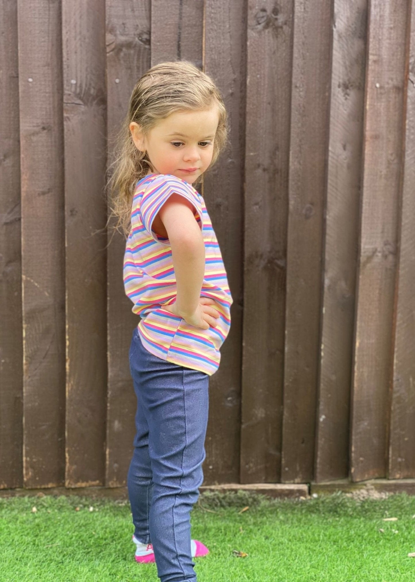 Chloe Rainbow Kids Top – Soft Cotton Unisex T-Shirt | Newborn to 6 Years