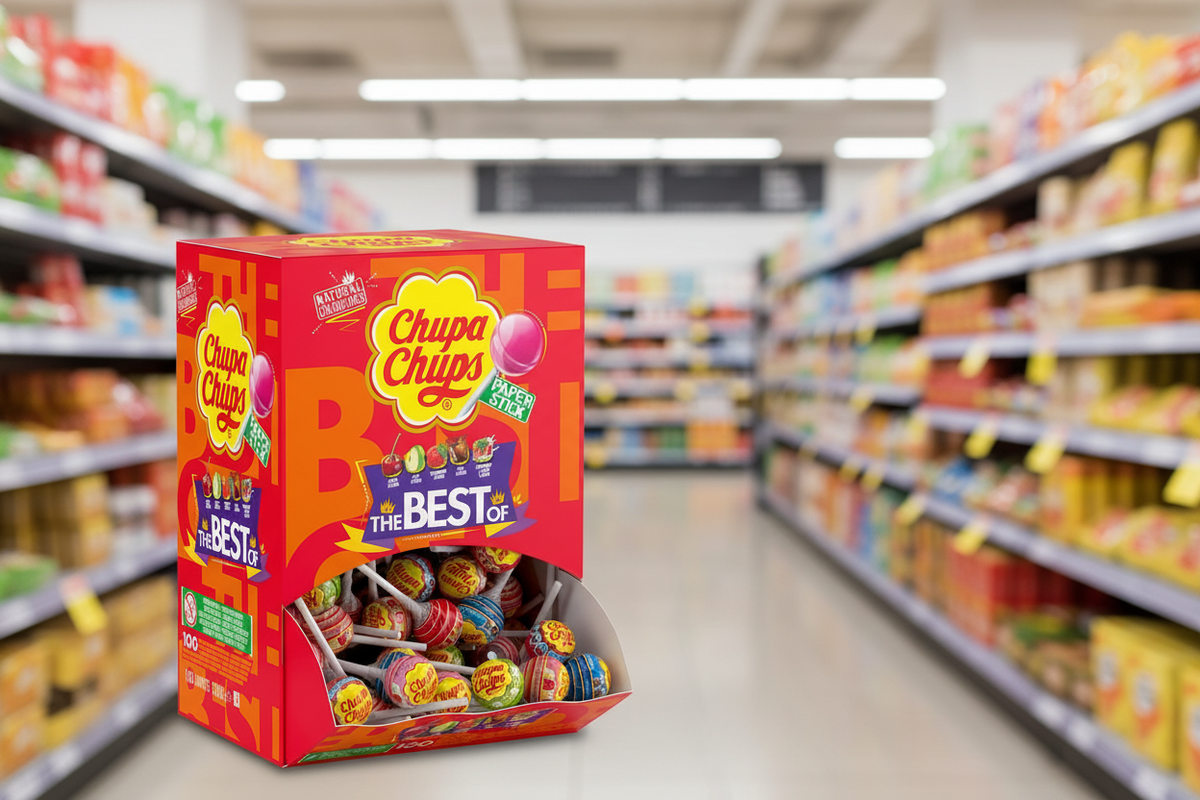 100 x Chupa Chups 50 Lutscher verschiedene Geschmacksrichtungen 600G