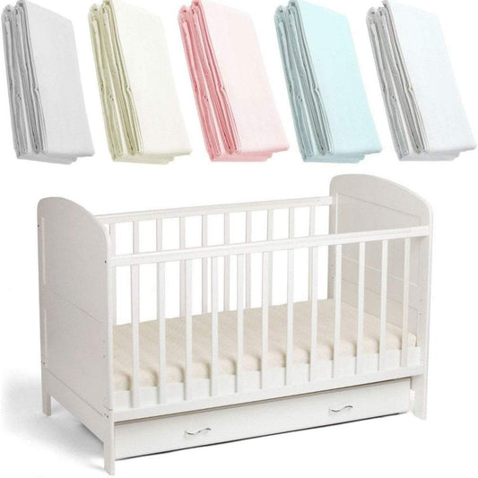 Sábanas Ajustables para Cuna Spacesaver (2 unidades) | 100% Algodón | 100x52cm
