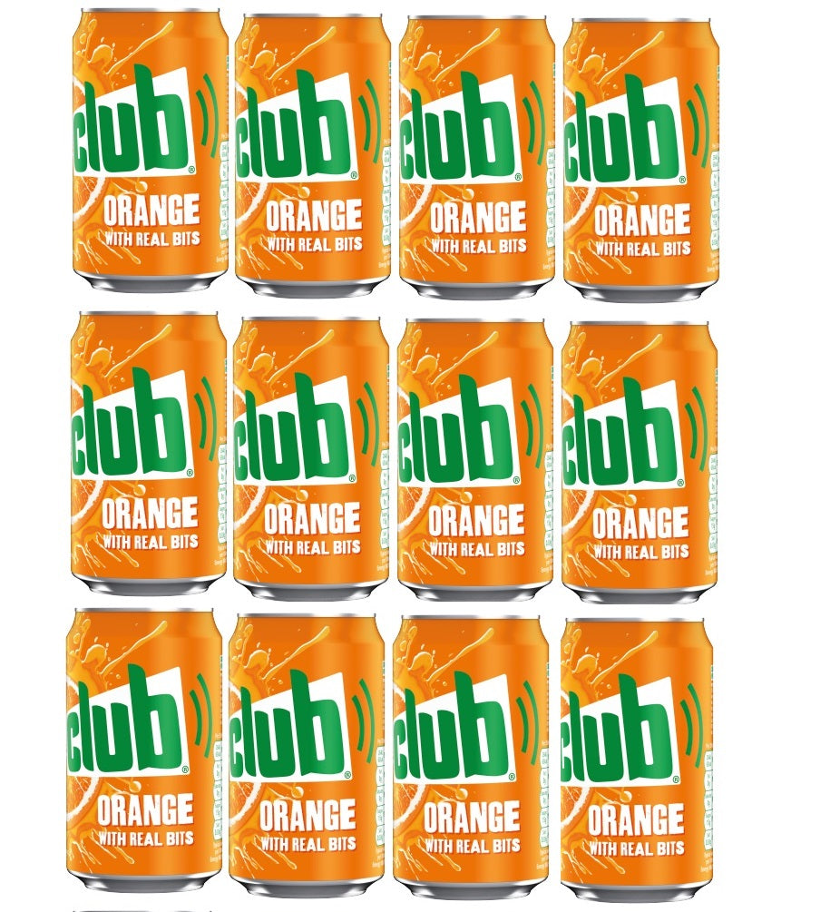 Club Orange Cans 330ml | Pack of 12