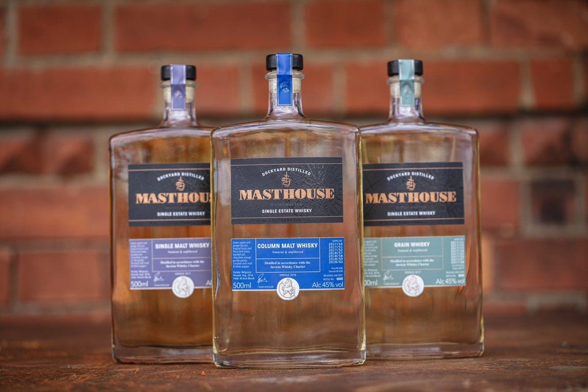 Copper Rivet Distillery Masthouse Single Grain English Whisky, 50cl