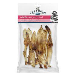 Cotswold Raw Rabbit Ears Without Fur, 100g - Case of 25