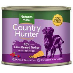 Country Hunter 80% Farm Reared Turkey with Superfoods, 600g - Case of 6