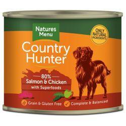 Country Hunter 80% Salmon and Chicken with Superfoods, 600g - Case of 6
