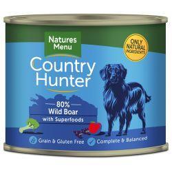 Country Hunter 80% Wild Boar with Superfoods, 600g - Case of 6