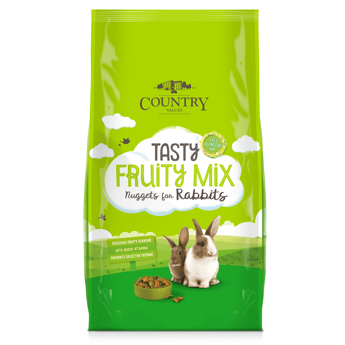 Country Value Rabbit Nuggets (Fruity Mix) - 10kg / 1.5kg