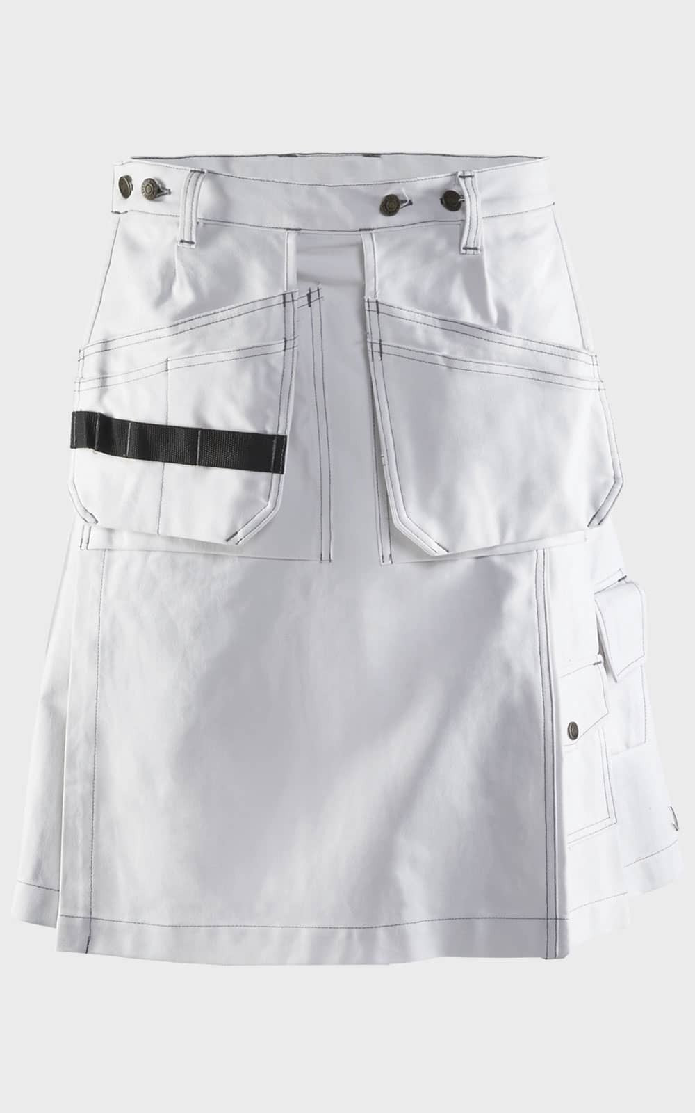 Work Utility Kilt – Cotton Cargo Kilt with Pockets & Adjustable Straps