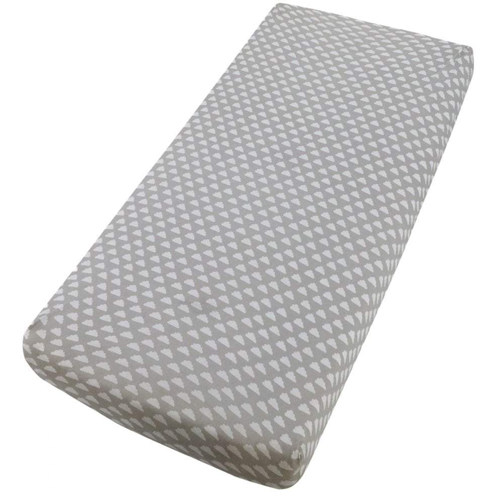 100% Cotton Jersey Crib Fitted Sheets 40x90cm | Pack of 4