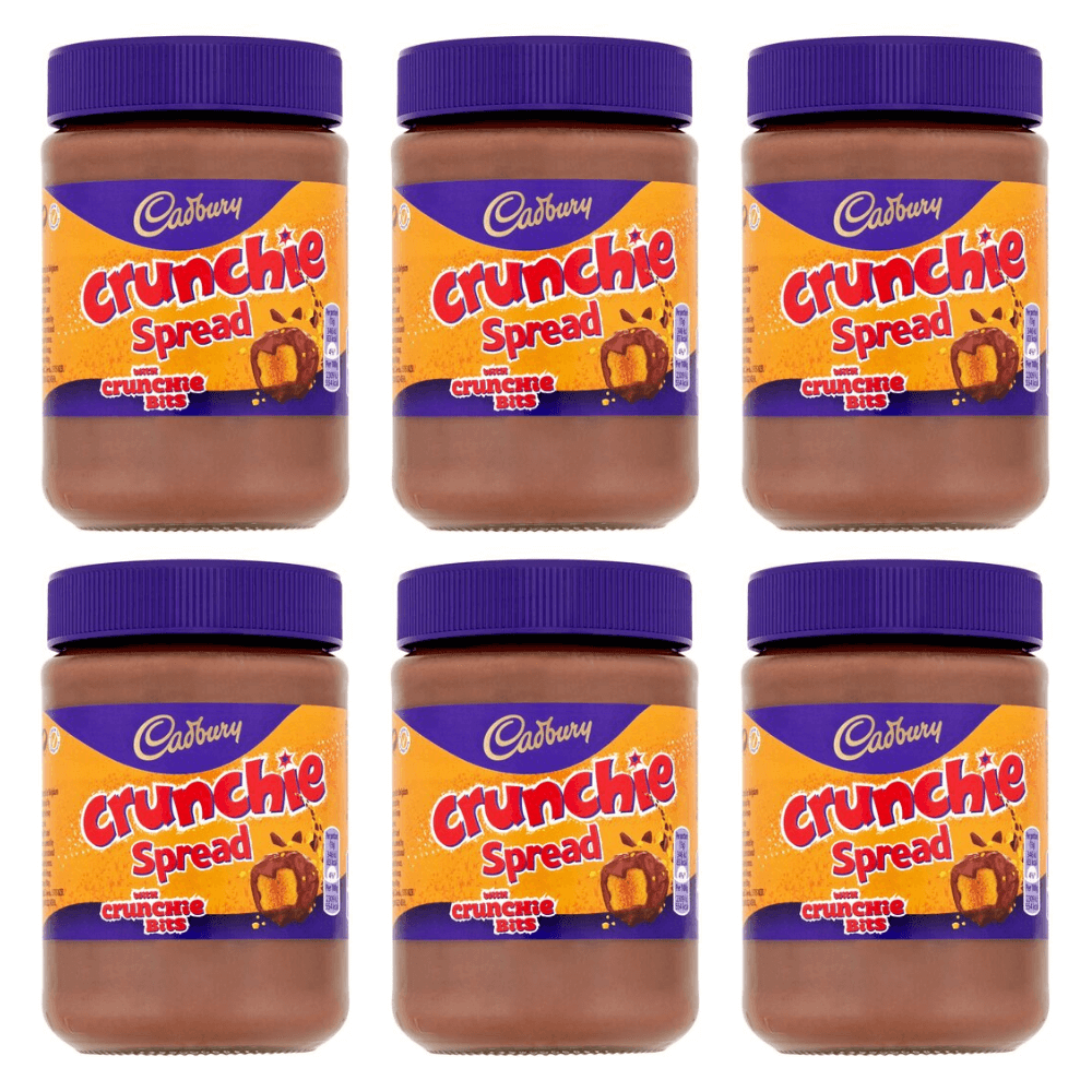 Cadbury Crunchie Schokoladenaufstrich 400g (6er Pack)