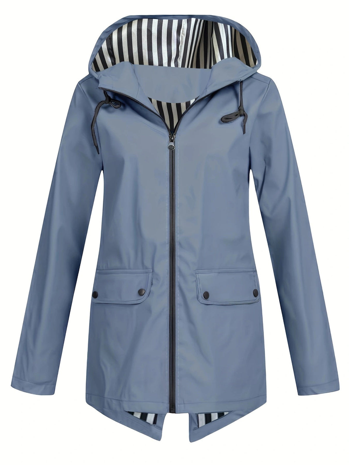 Women's Zipper Hooded Outdoor Windproof Thin Coat