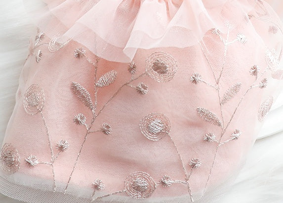 Cat Princess Embroidered Cotton Winter Skirt