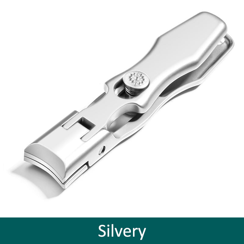 Splash Resistant Stainless Steel Nail Clippers With Large Openings