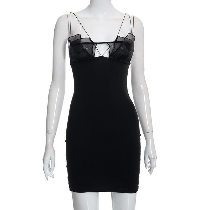 Women's Summer New Slim Fitting Patchwork Dress