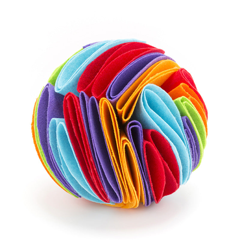 The Pet Dog Smells And Leaks The Food Ball Foldable