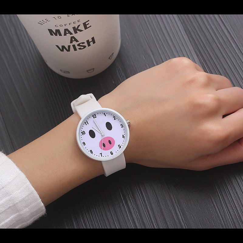 Female Simple Trend Casual Candy Color Digital Watch