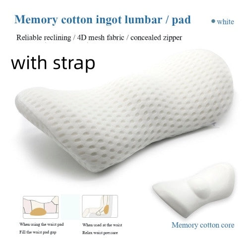 Lumbar Support Pillow For Side Sleepers Pregnancy Relieve Hip Coccyx Sciatica Pain Machine Chair Back Cushion Waist Car Seat