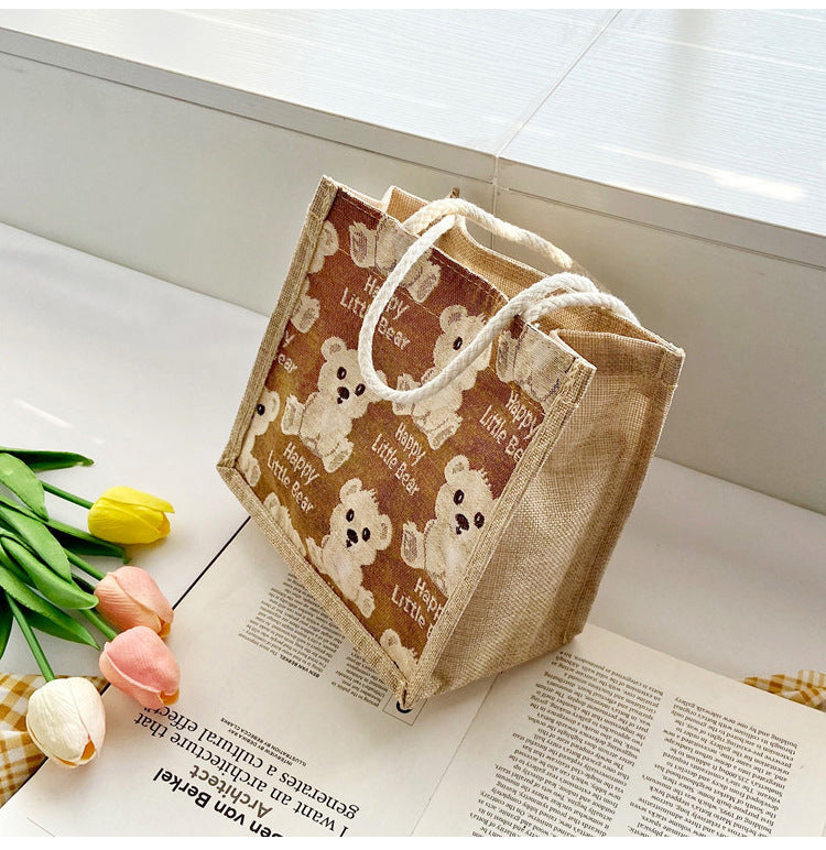 Bear Linen Women's Outing Handbag